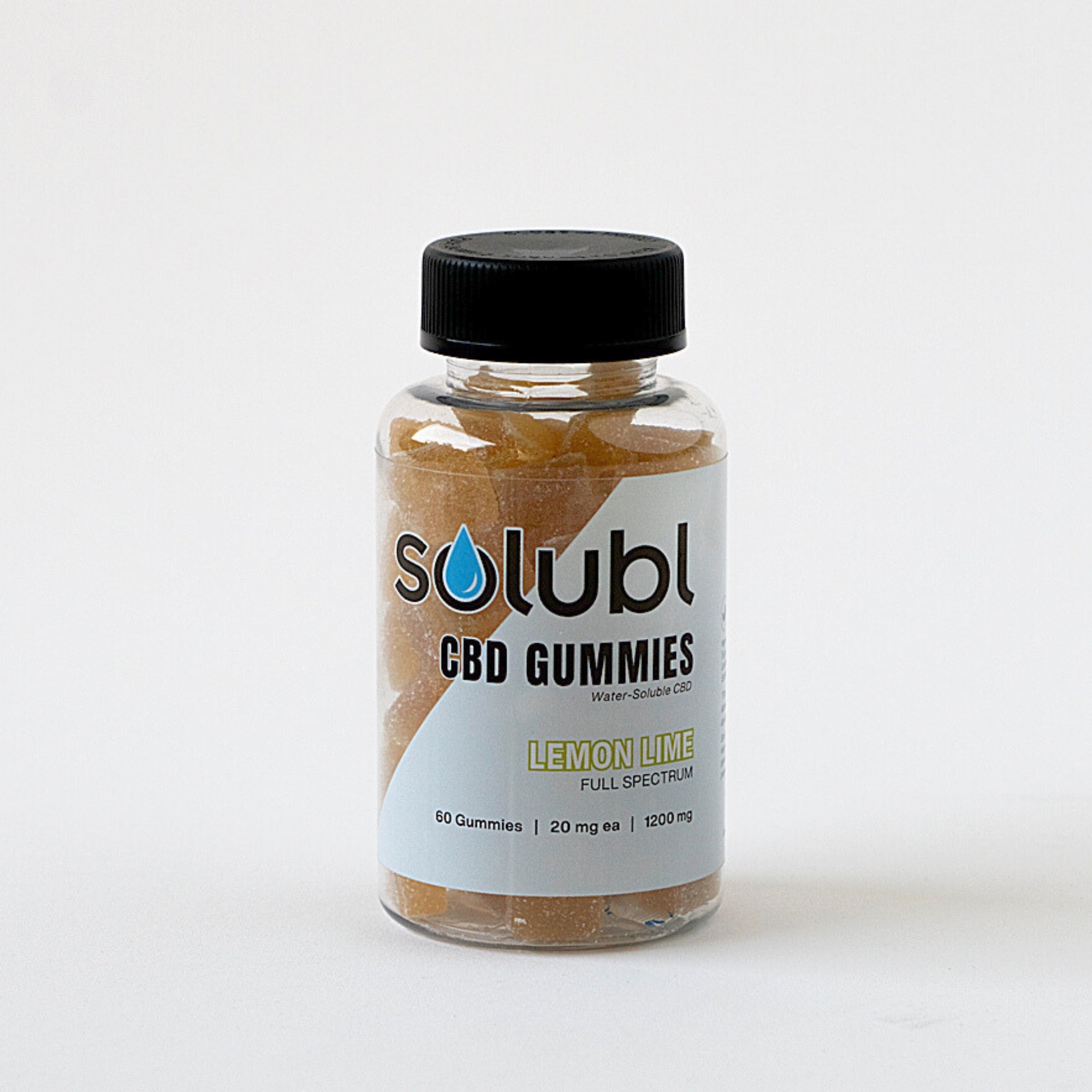 60ct CBD Gummies Lemon Lime for Anxiety