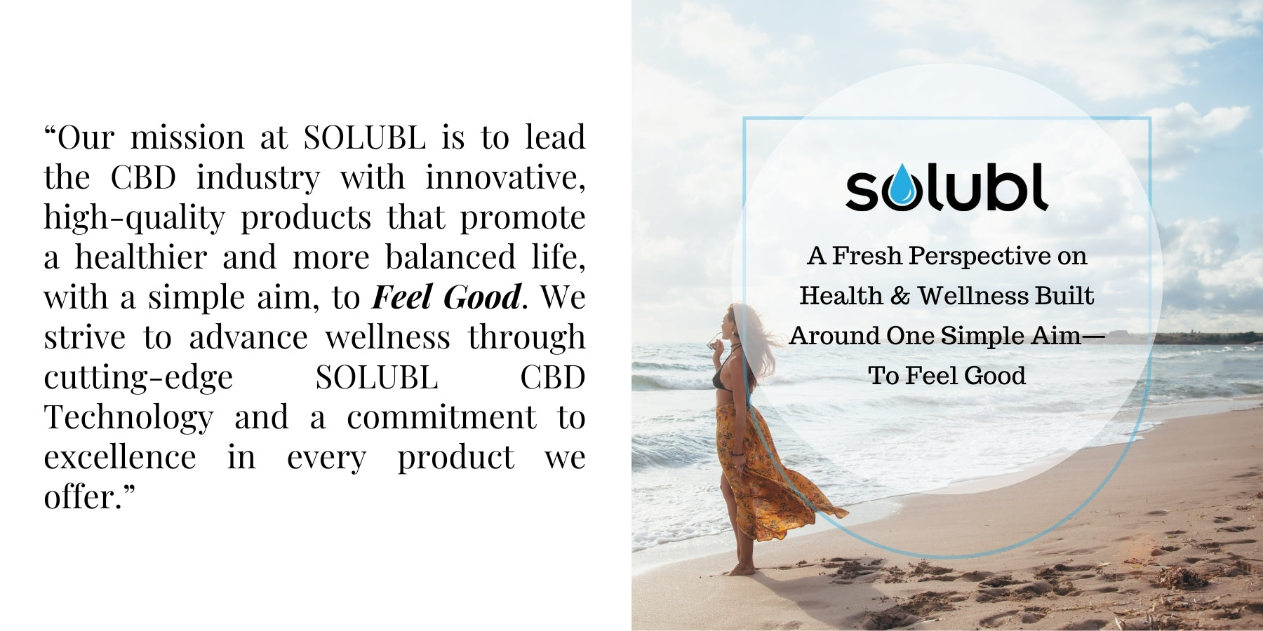 SOLUBL CBD mission: Empowering wellness with pharmacist-formulated, water-soluble CBD products for enhanced absorption and natural relief from pain, anxiety, and sleep issues.